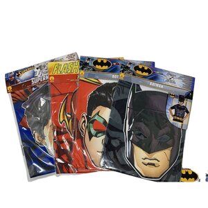 DC Comics Boys Cosplay Dress-Up Costume Batman Robin Flash Superman